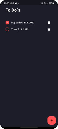 To Do App Screenshot
