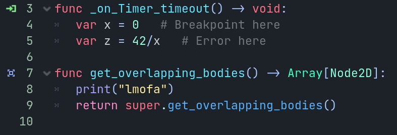 Improve Script Editor's Gutters · Issue #5369 · godotengine/godot ...