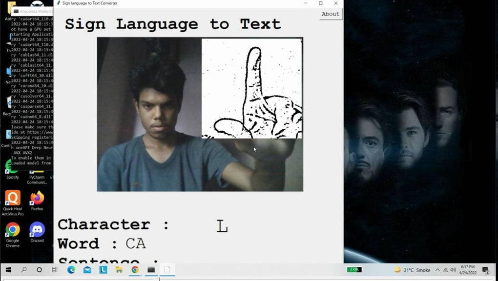 GitHub - Abhishek4420/signlang: Sign language is a ML based project ...