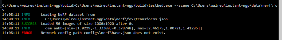 Error: Must specify either a mode or a scene · Issue #276 · NVlabs ...