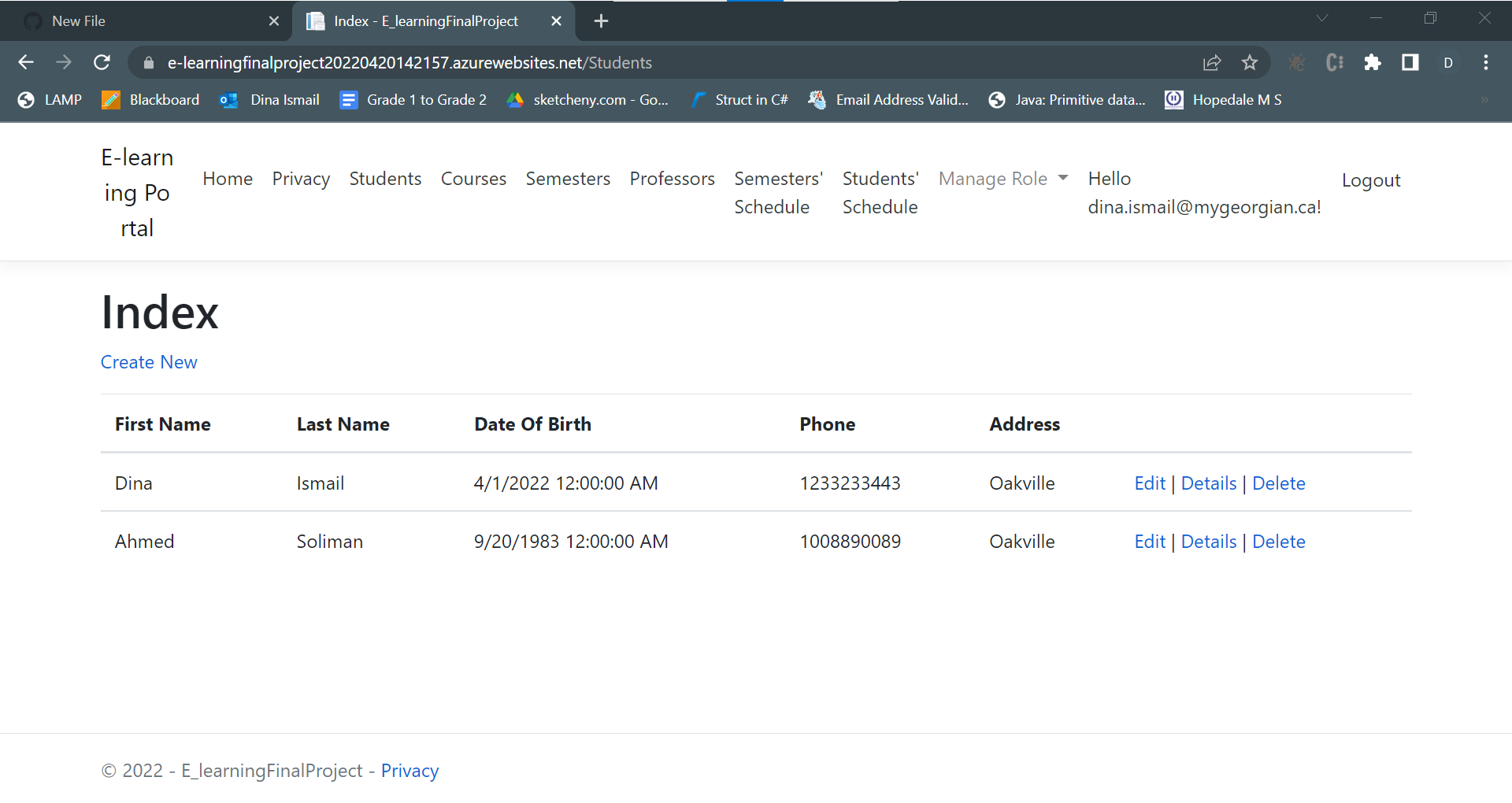 GitHub - Dina-Ismail/E-learningFinalProject: Final Project for ASP.NET ...