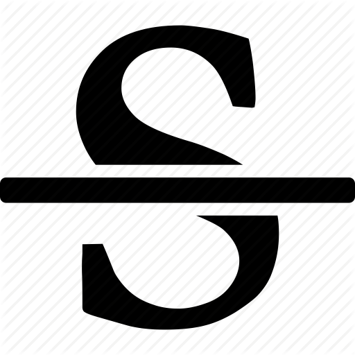 strikethrough-512