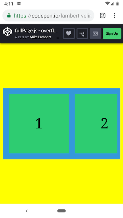 Horizontal Scroll Codepen