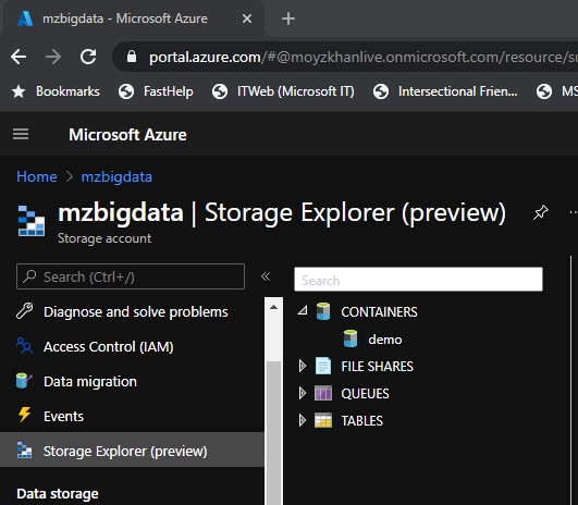 Storage explorer not getting the storage details · Issue #4531 ...