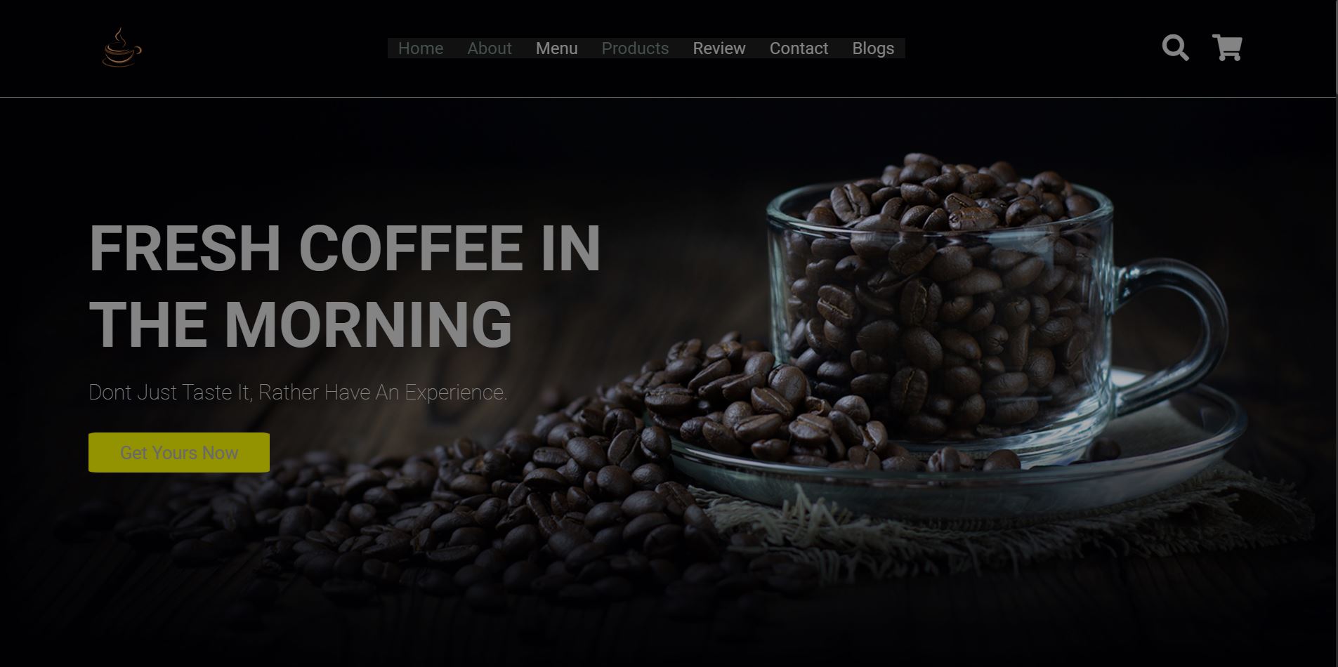 GitHub - ibrahimy353/coffee_site: Representation of a coffee shop ...