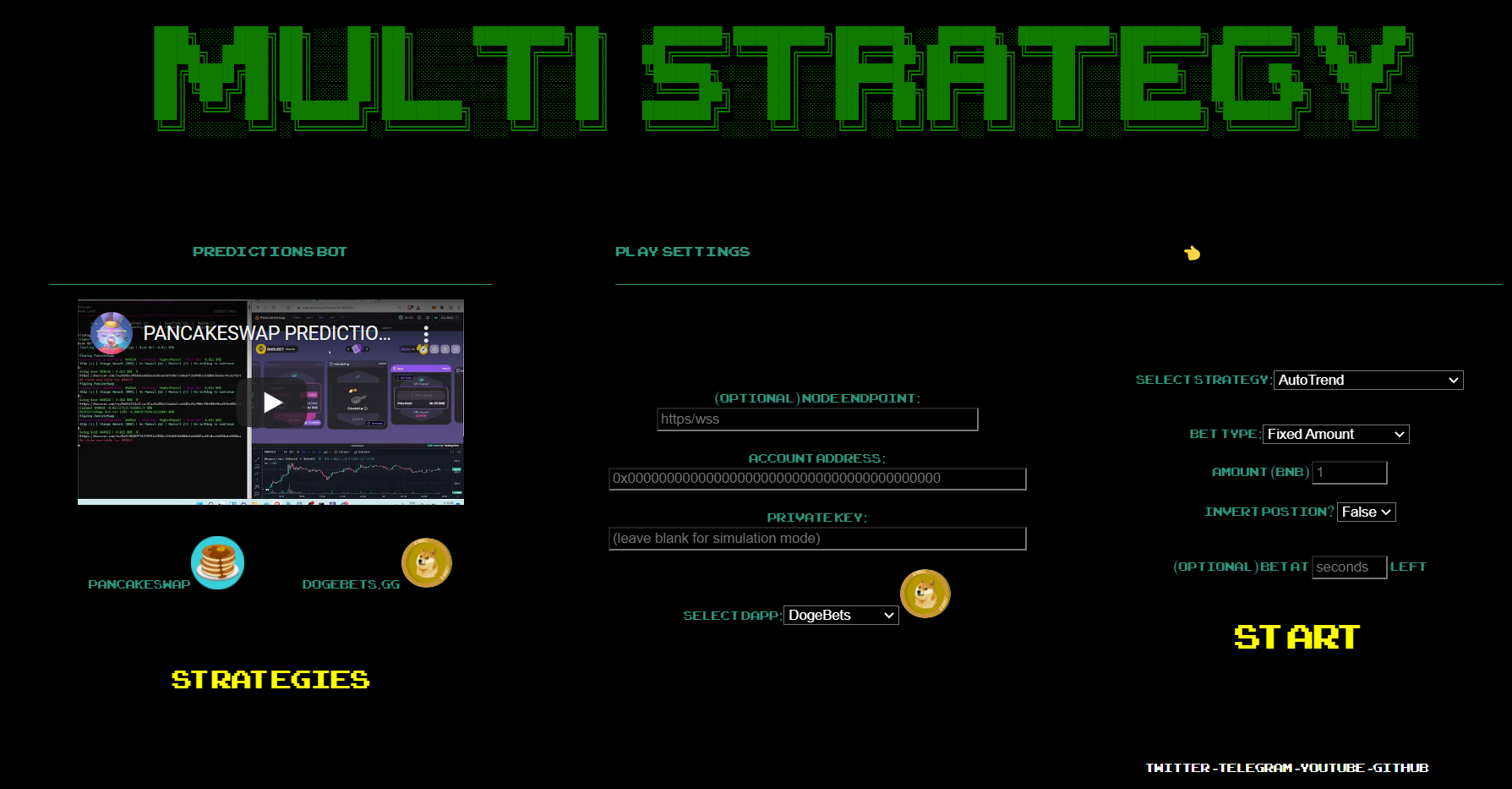 GitHub earthshotlabs/PCSPREDICTIONMULTI_STRATEGYBOT PancakeSwap