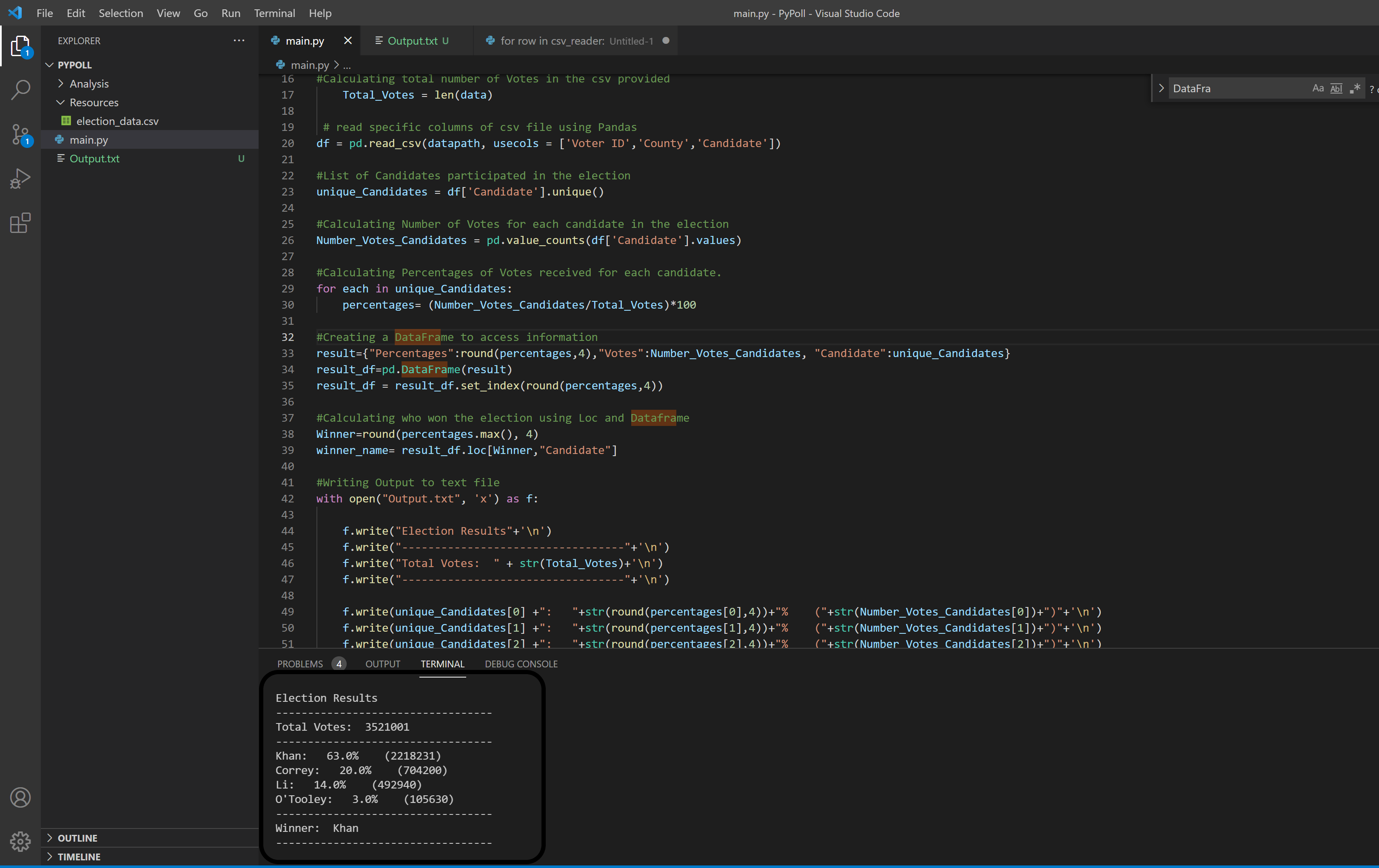 GitHub - SwapnaSubbagari/python-challenge: Analyzing financial records ...