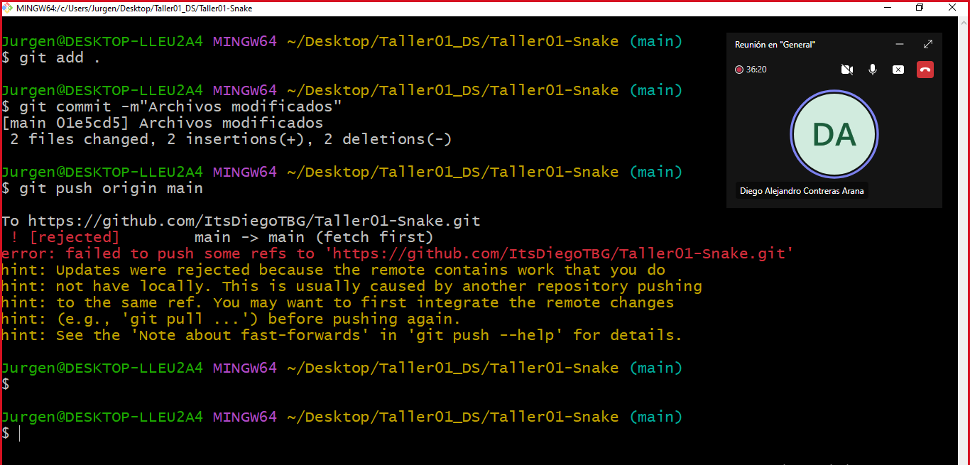 GitHub - ItsDiegoTBG/Taller01-Snake: Taller 1 DS