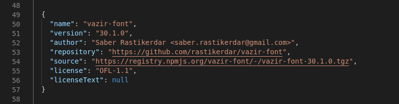 Adding LICENSE file at root · Issue #232 · rastikerdar/vazirmatn · GitHub