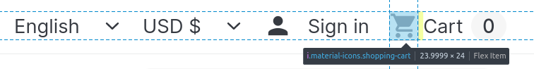 Material Icons are not aligned vertically inside the buttons · Issue ...