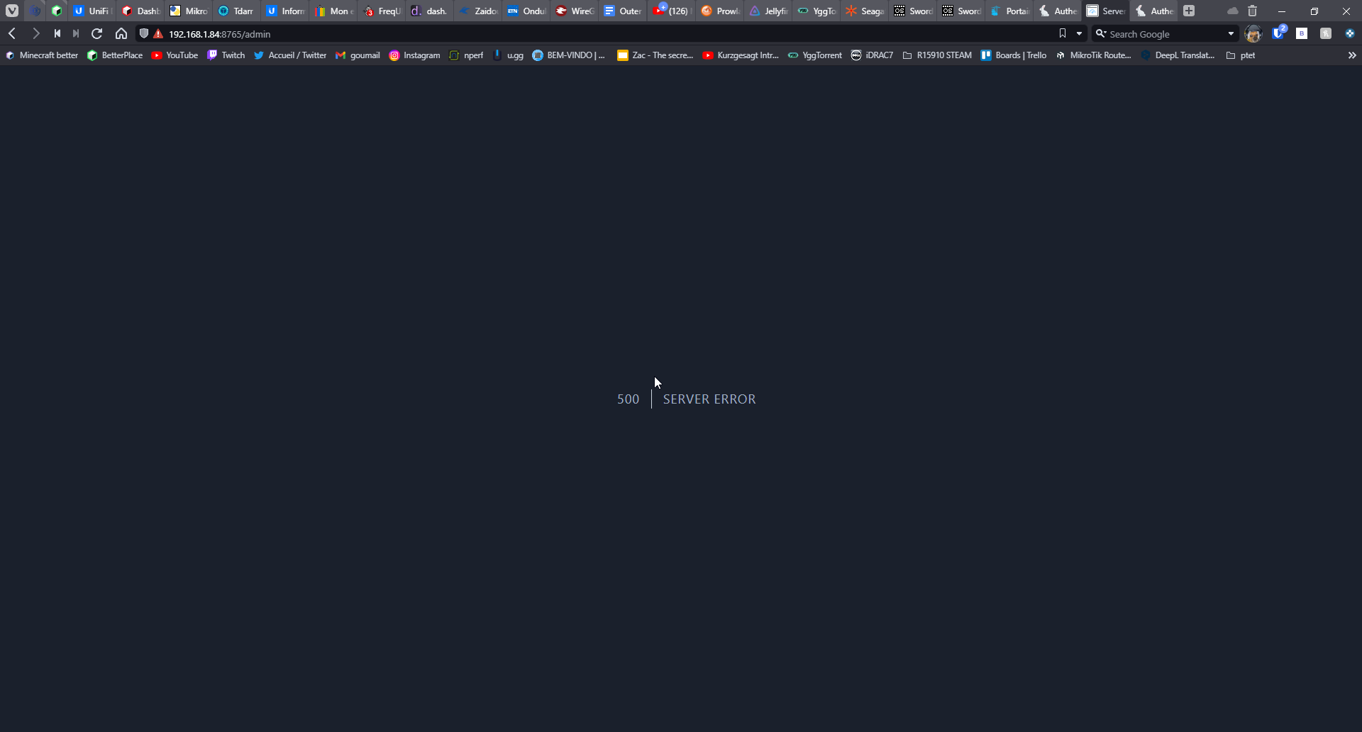 error on the dashboard if no test are made · Issue #235 · alexjustesen ...