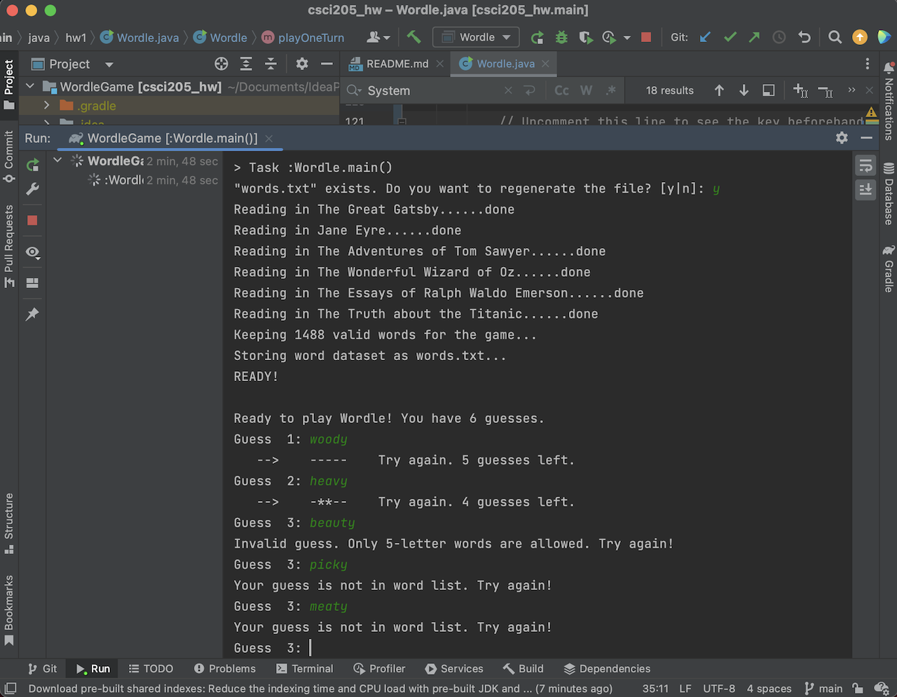 GitHub - VyLanTran/WordleGame