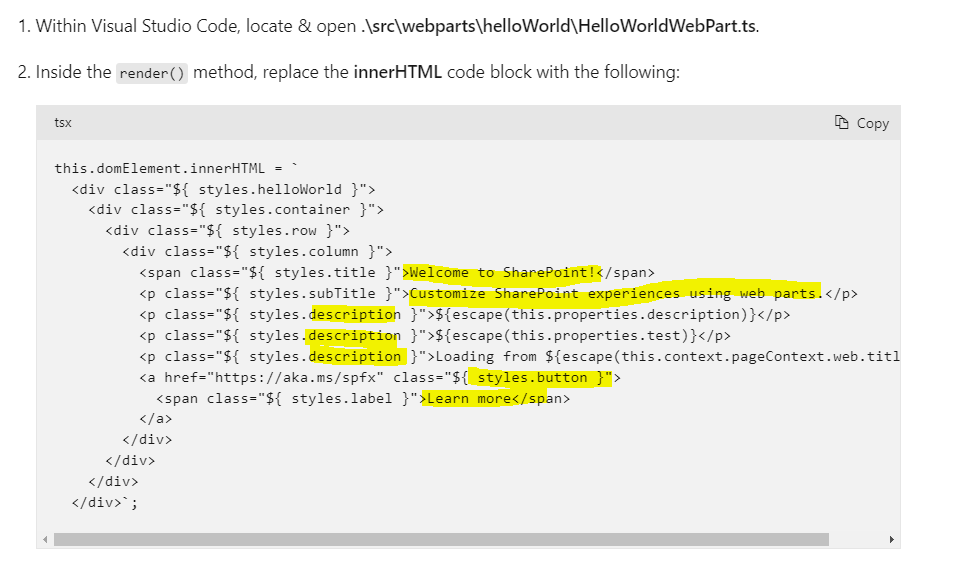 Documentation doesn't match code snippet and image · Issue #7838 ...
