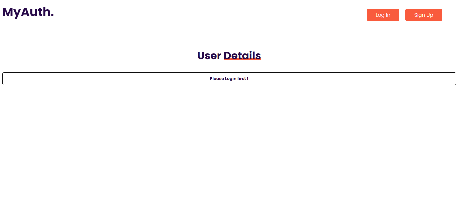 GitHub - yashbhanderi/myuserdetails: Authentication and User ...