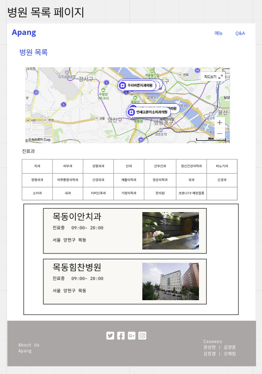 병원목록