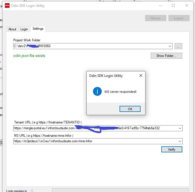 Not Able To Establish Connection To Mt Issue 9 Infor Cloud M3 H5 Sdk Github