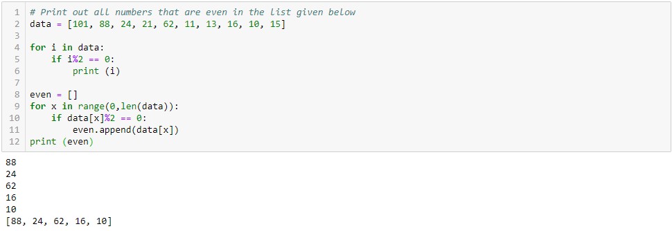 For loop 2