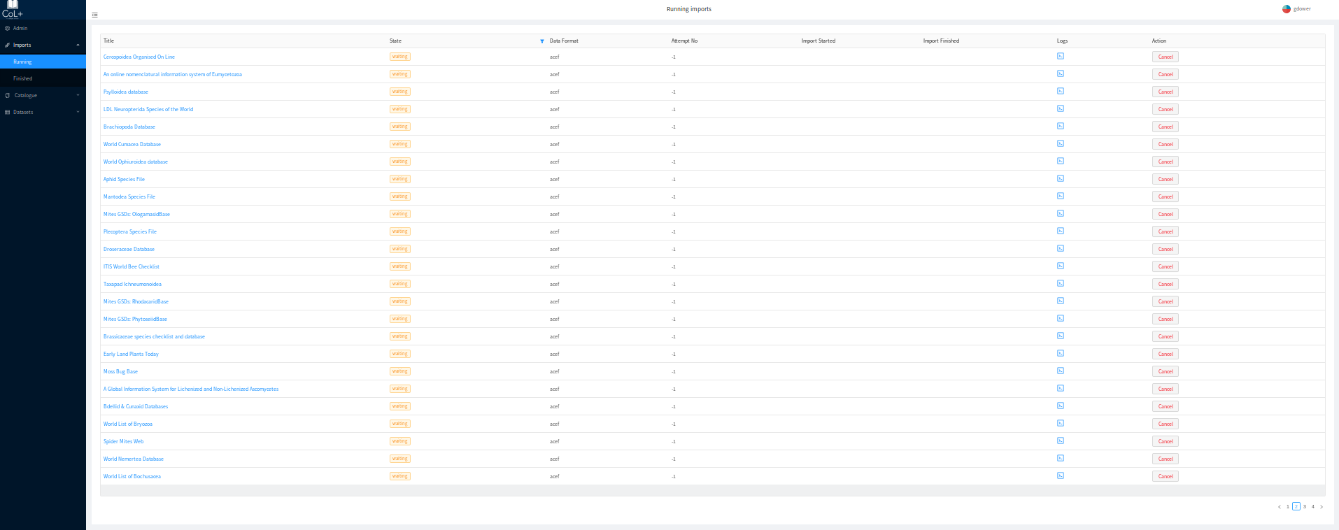 Importer paging bug · Issue #336 · CatalogueOfLife/checklistbank · GitHub