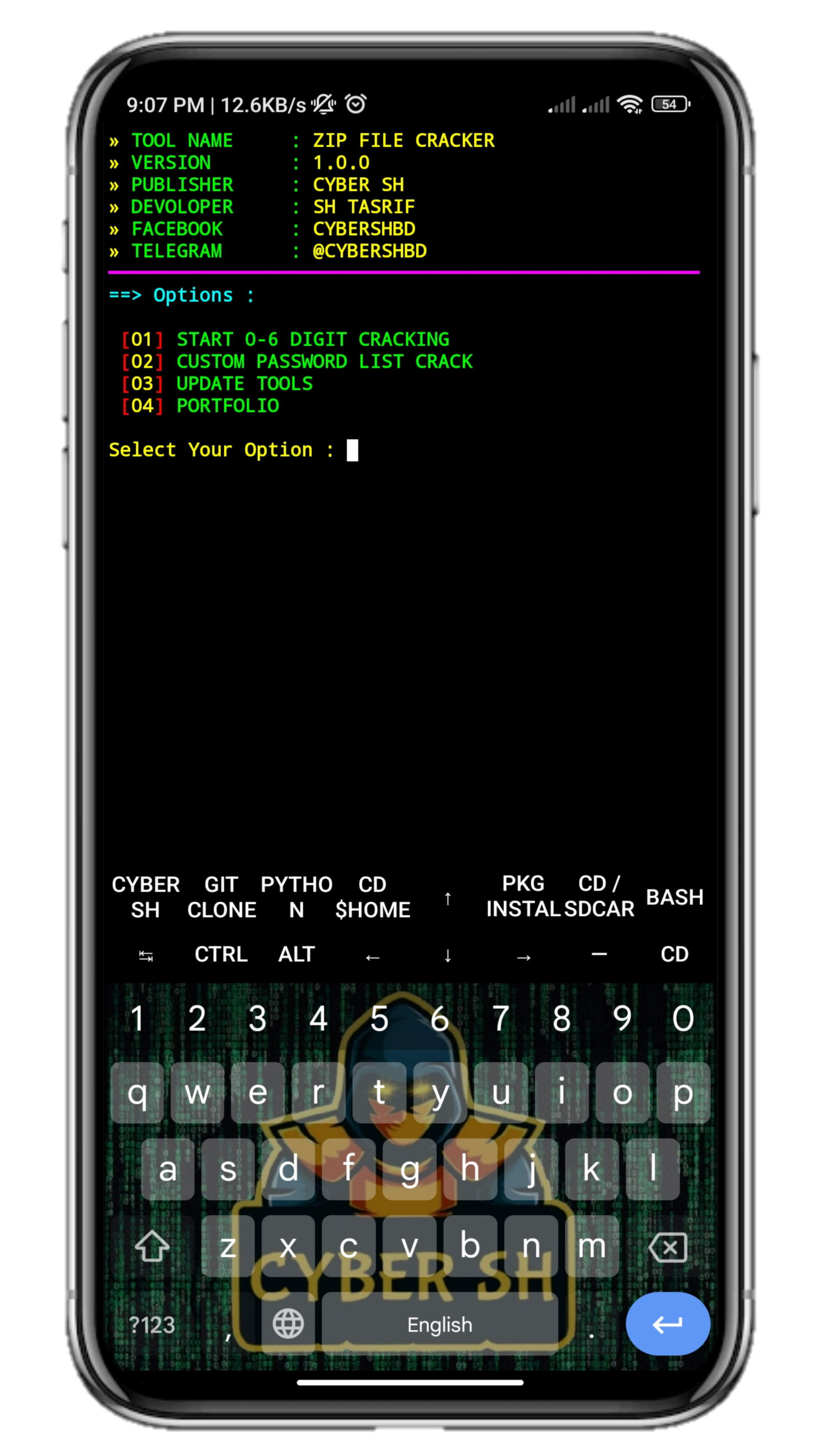 GitHub - ShTasrif/ZIP-FILE-CRACKER: A powerful ZIP FILE CRACKER Tools ...