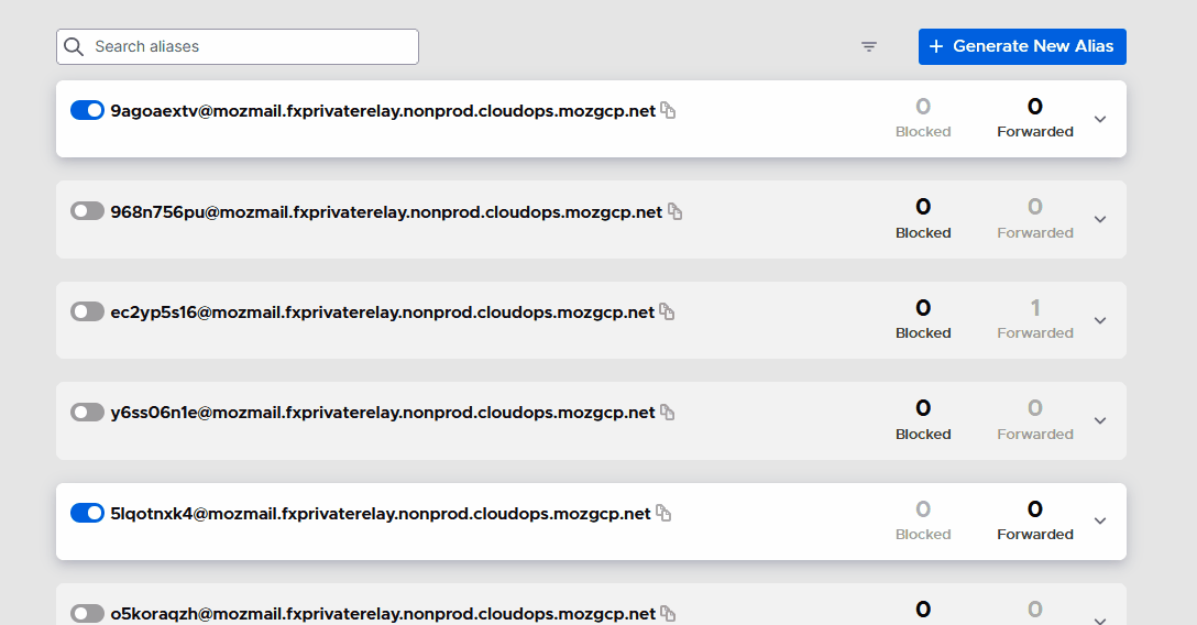 After search filters have been applied, unchecking all filters and