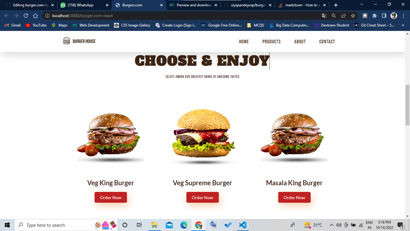 Github Siyapandeyvsp Burger React This Is My First React Github Siyapandeyvsp Burger React This Is My First React