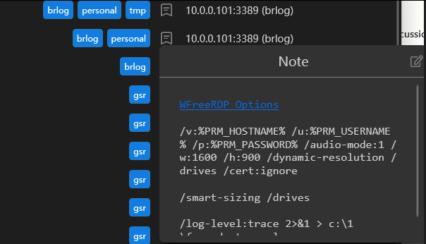Mouse over error in notes · Issue #538 · 1Remote/1Remote · GitHub