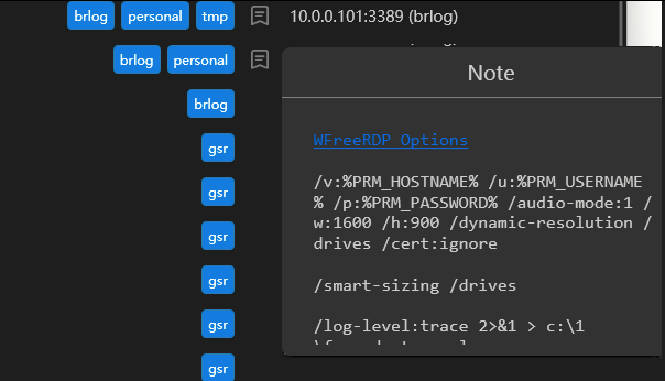 Mouse over error in notes · Issue #538 · 1Remote/1Remote · GitHub