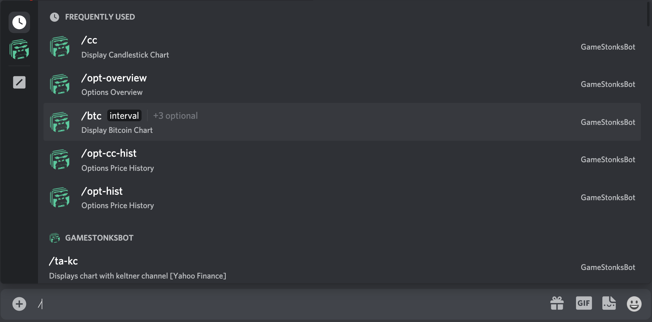 Discord Bot Slash Command Example