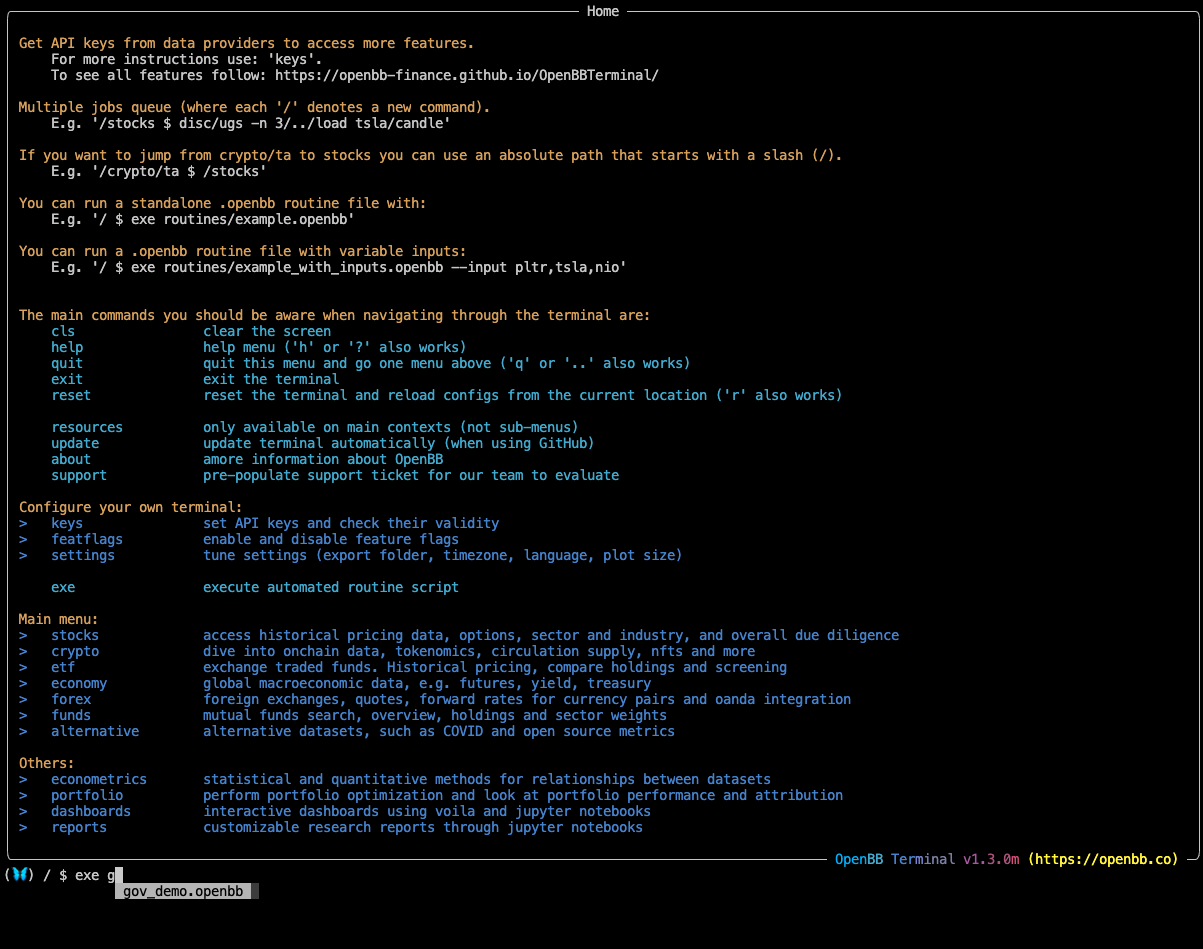 Playing the demonstration file to this guide