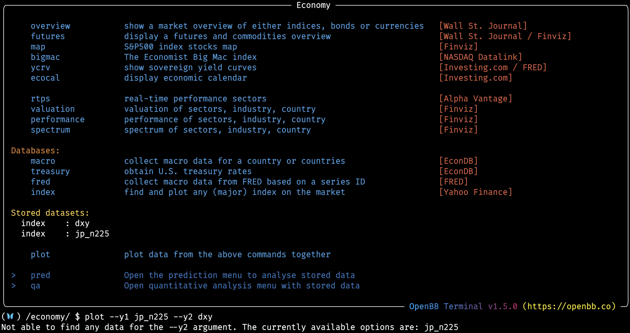 [Bug] Economy/Plot - Does not read stored datasets properly. Error ...
