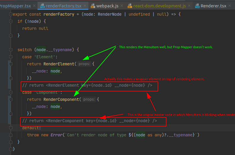 Fix rendering and prop mapper issue · Issue #1043 · codelab-app ...