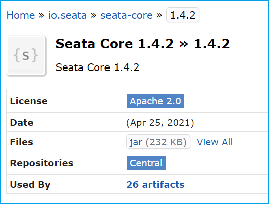 增加maven的描述信息 · Issue #4145 · apache/incubator-seata · GitHub