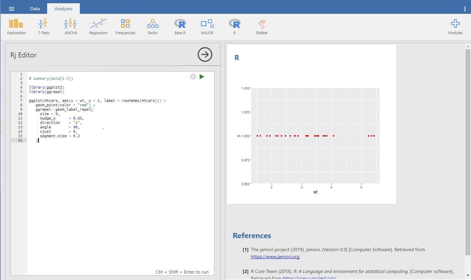 Jamovi 1.0 - Rj Editor (SystemR) not rendering labels when using ...