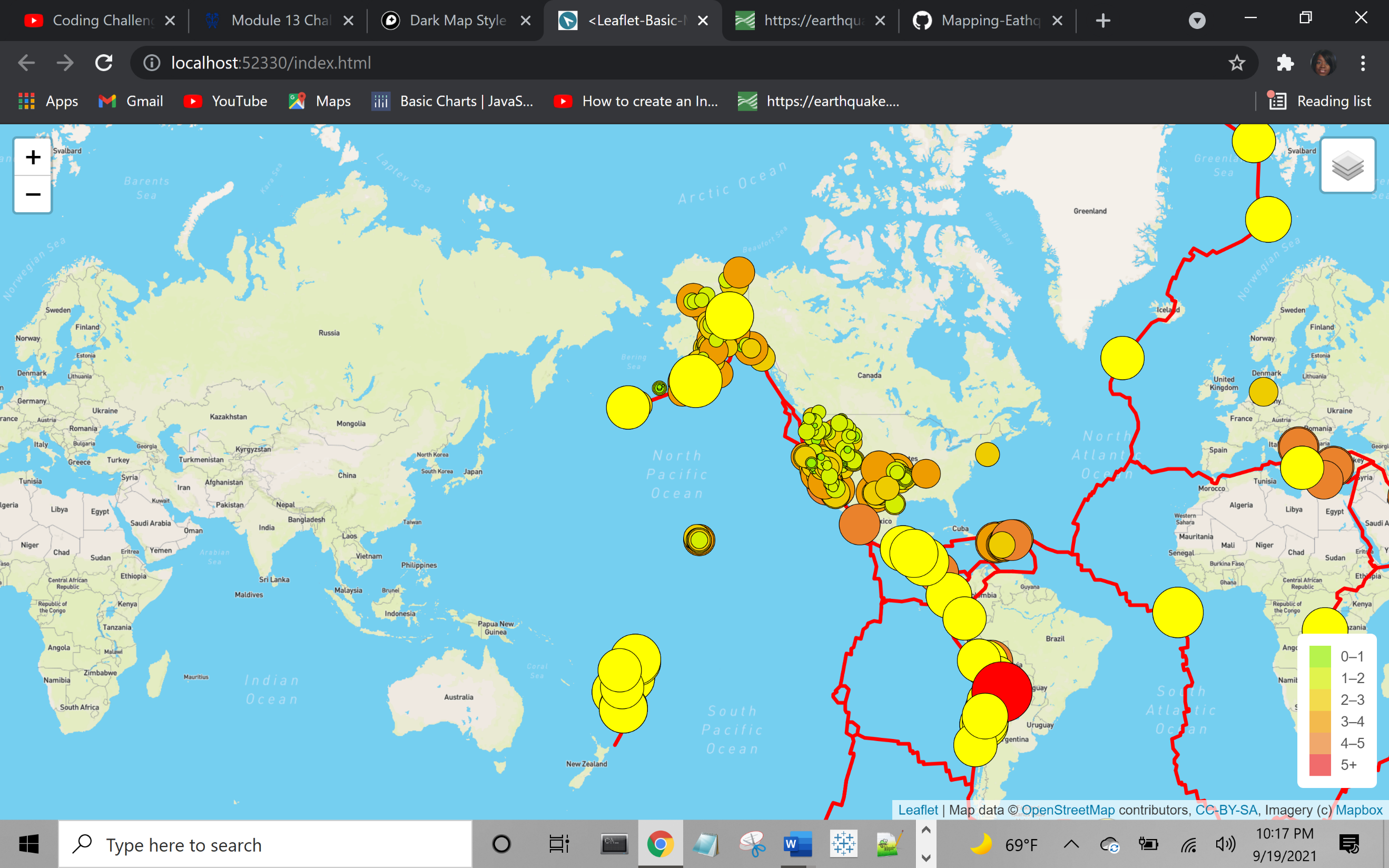 GitHub - wallaceportia/Mapping-Eathquakes