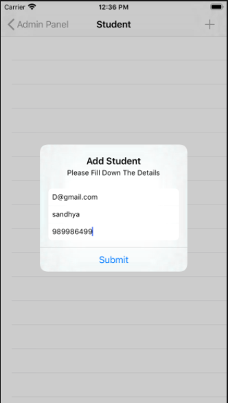 GitHub - sandhya293/StudentAdmissionSQLiteApp