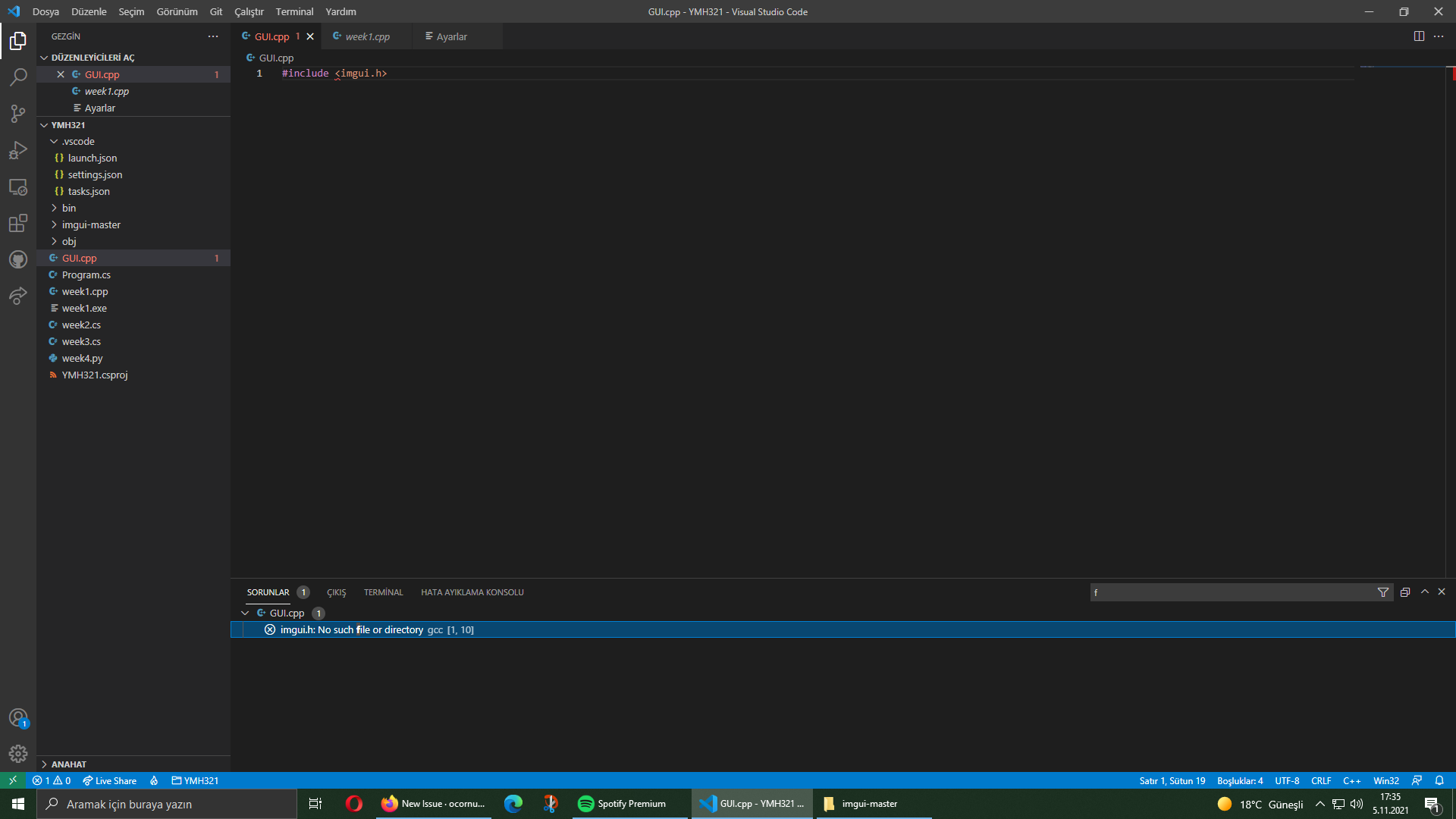 No Such File Or Directory Problem In VS Code · Issue #4696 · ocornut ...