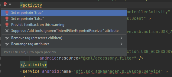 Integration of Android SDK · Issue #1168 · dji-sdk/Mobile-SDK-Android ...