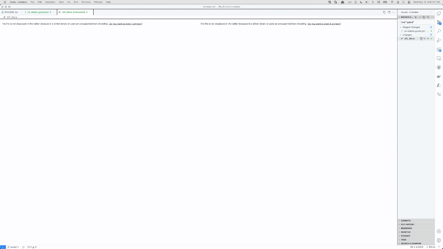 "Do you want to open it anyway?" in diff editor no-ops · Issue #124222 ...