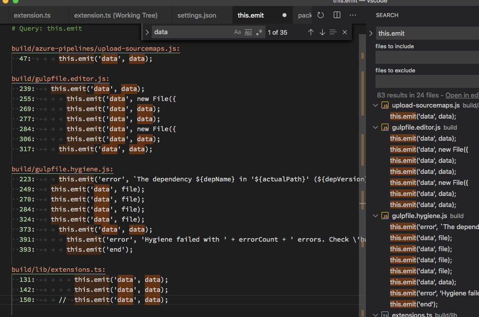 Search editor match highlight background is too dark · Issue #86185 ...