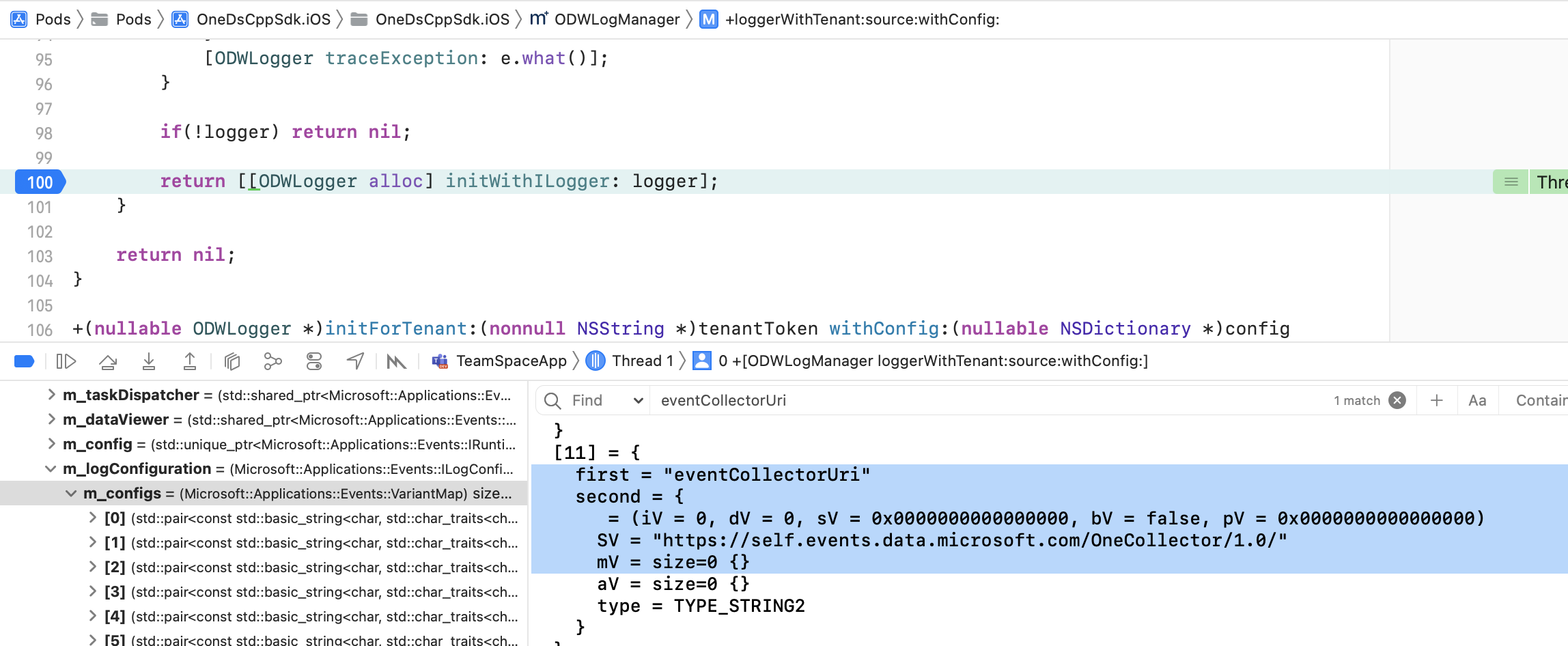 Loggers with different collector URLs at a time, +(nullable ODWLogger ...