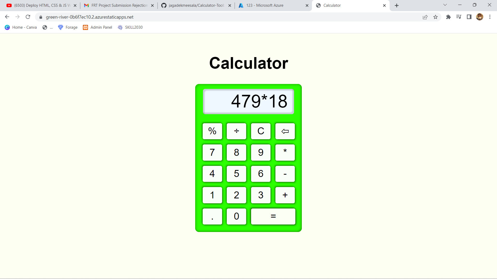 GitHub - jagadekmeesala/Calculator-Tool: This calculator tool enables ...