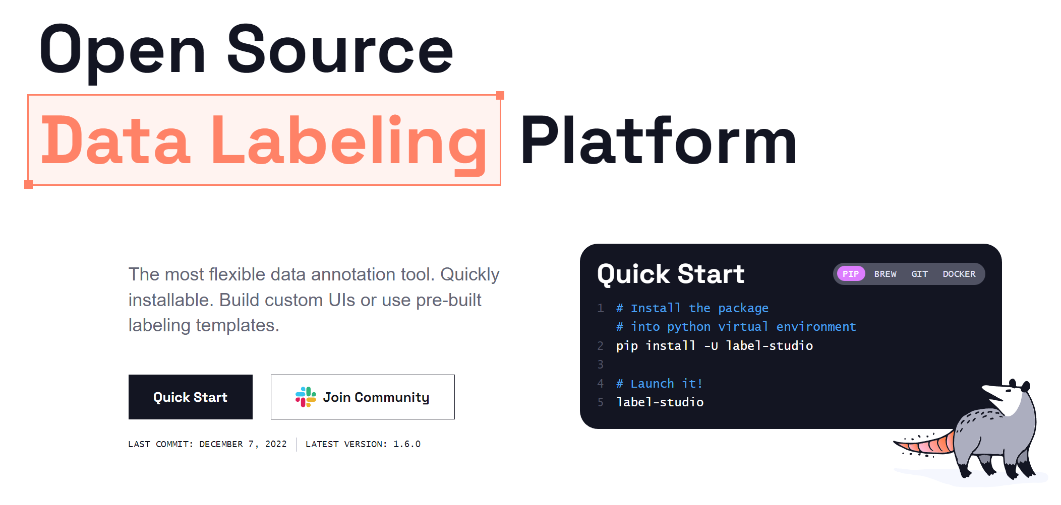 Cannot install labelstudio using pip · Issue 3393 · HumanSignal/label