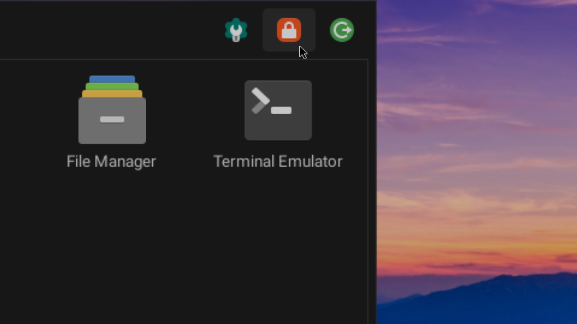 The lock icon is "missing" on Xfce · Issue 2926