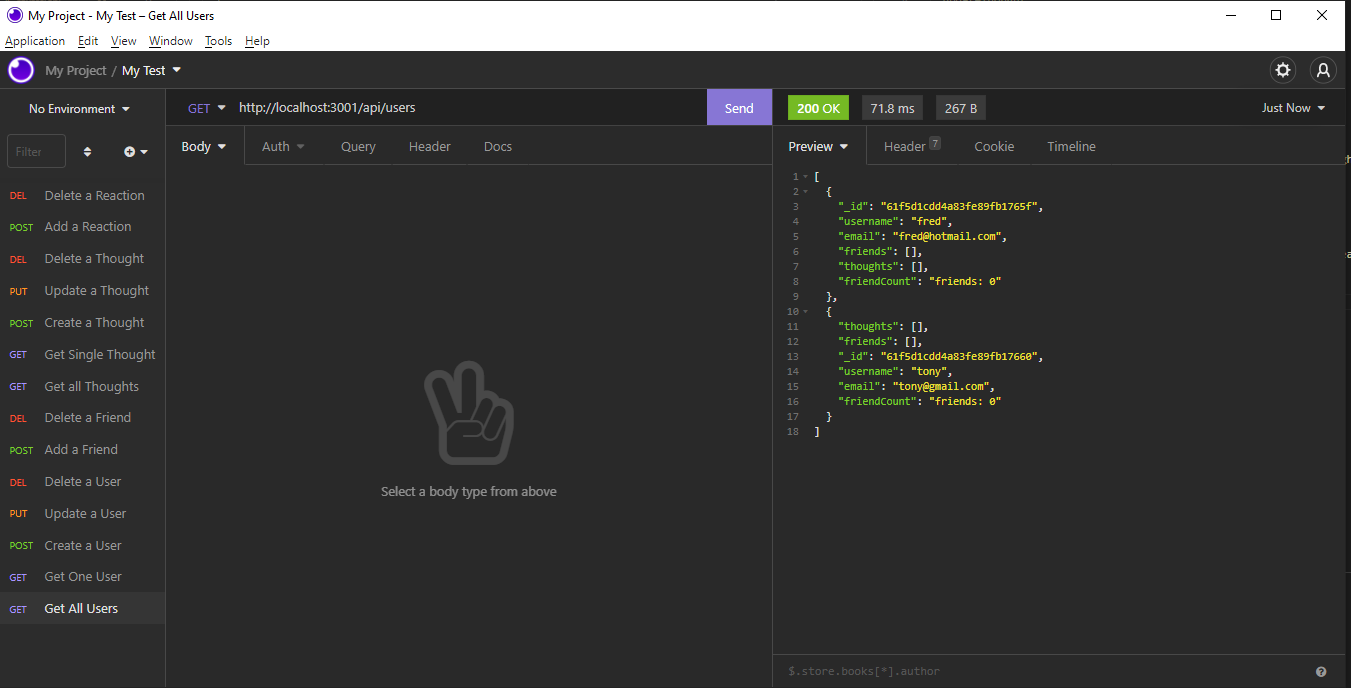GitHub - yardboy2401/Social-Network-API-Wymore: This app is an API for ...