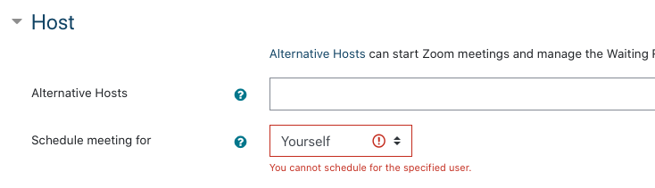 Enabling scheduling privilege - user not able to create meeting · Issue ...