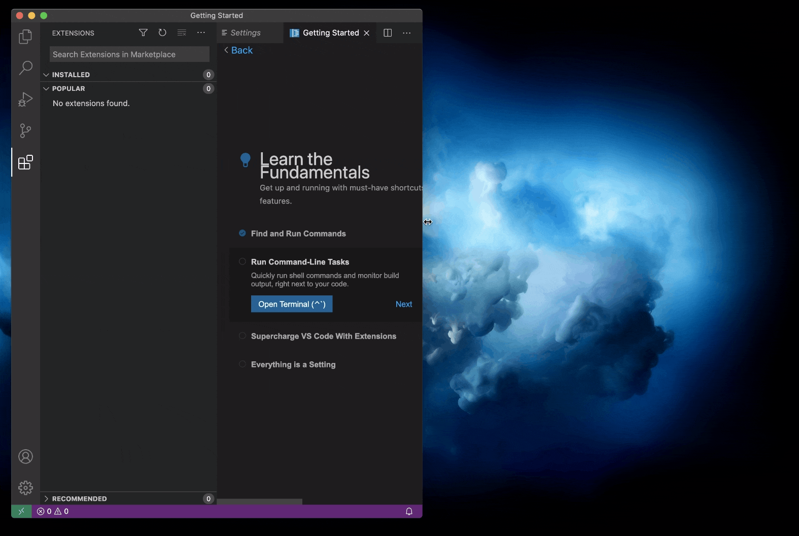 Responsive design for narrow display of Getting Started · Issue #114322 ...