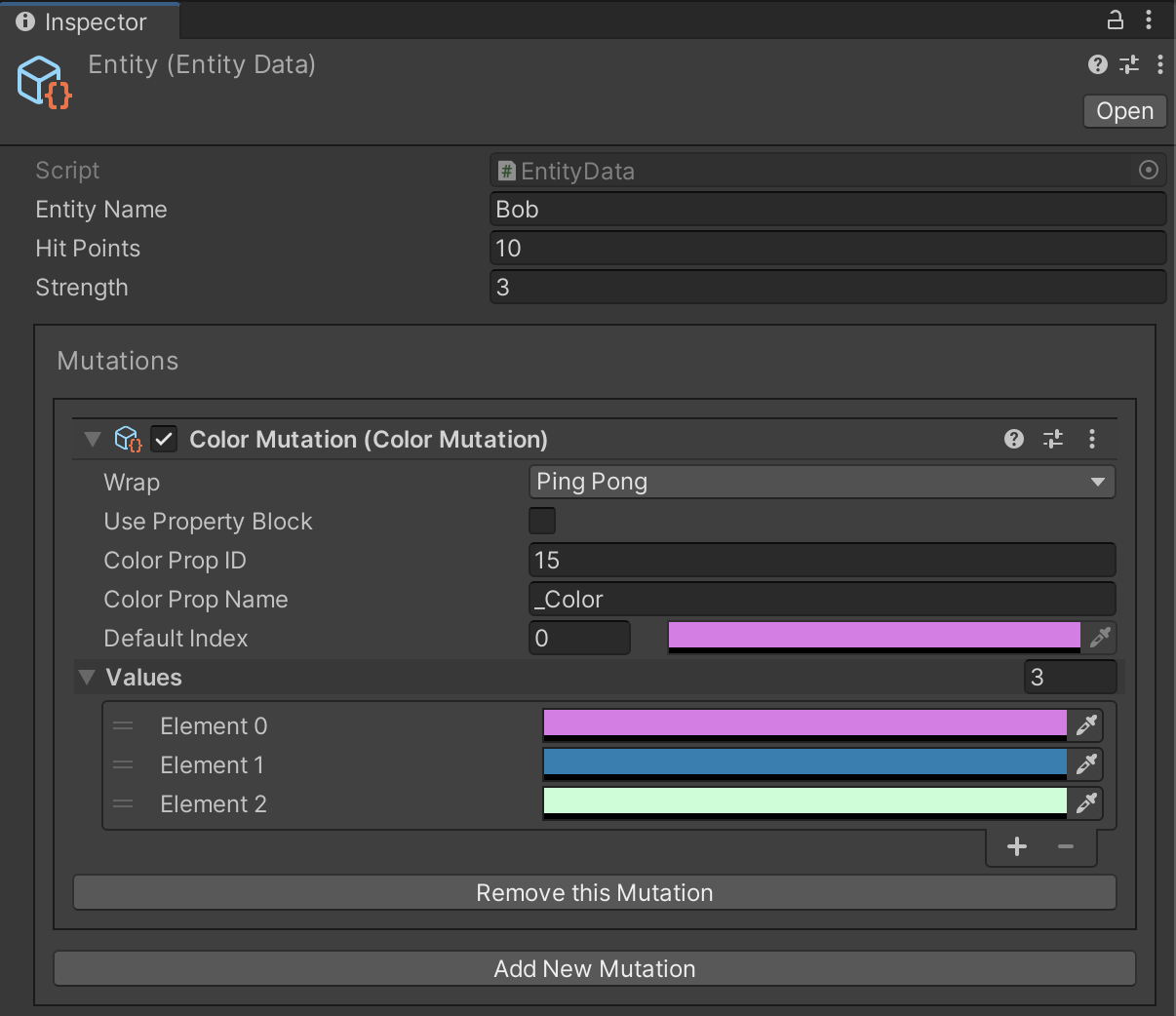 GitHub - MrBinaryCats/Mutation: Mutation system for Unity. · GitHub