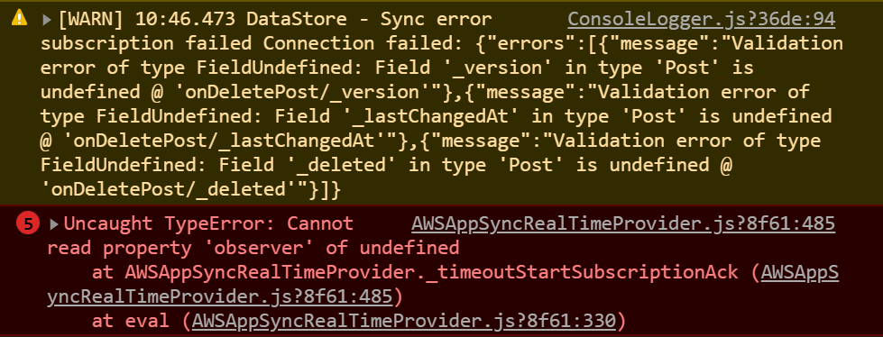 Datastore: DOMException in Chrome, Sync error in Firefox · Issue #4577 ...