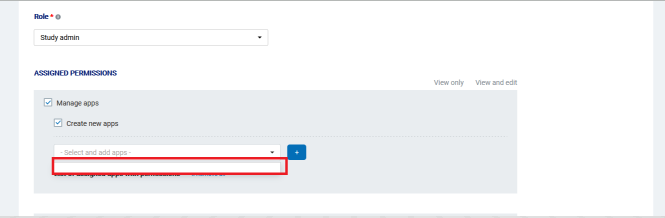 [SB][Manage apps] UI Issue in Study information Screen and Add admin ...