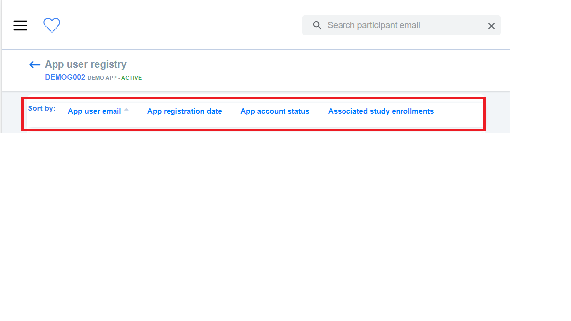 [PM] Responsive issue > UI issue in study participant registry, app ...